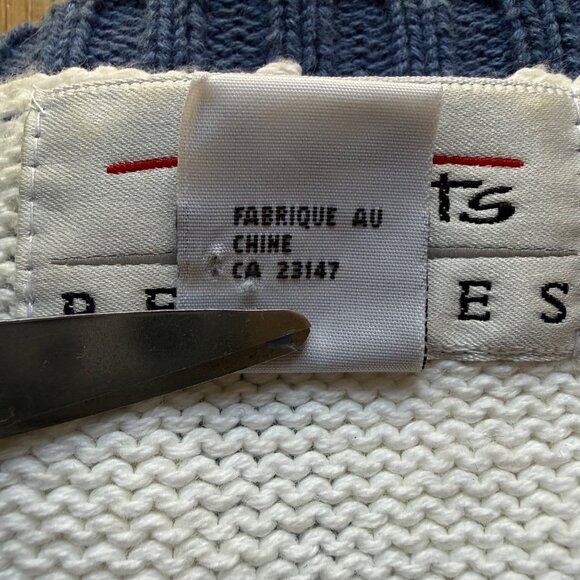 Vintage Talbots Size PS White Cotton Silk Blend Butterfly Ladybug Knit Cardigan - Picture 9 of 16